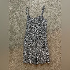 Leopard dress with straps